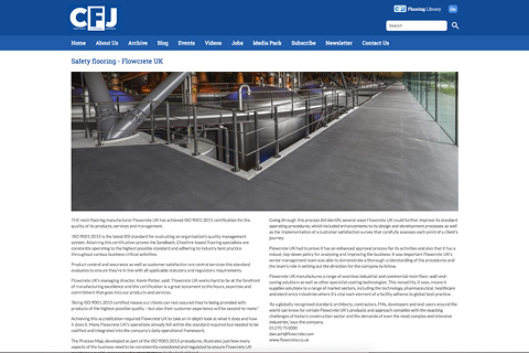 Contract Flooring Journal - January (2019) - Safety Flooring