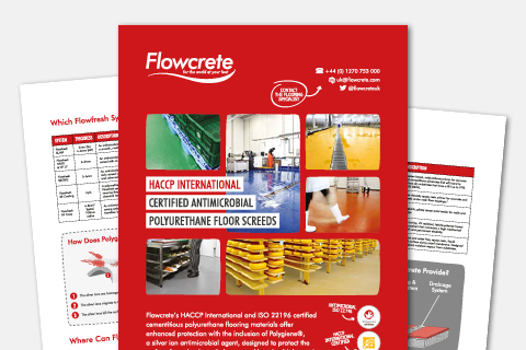 HACCP International Certified Polyurethane Floor Screeds